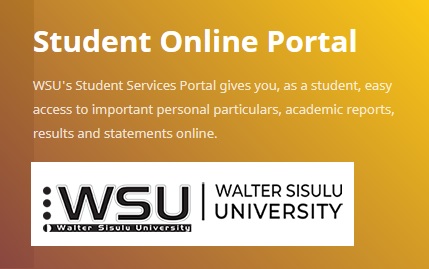 Wsu ac za Student Online Services Portal Walter Sisulu University 