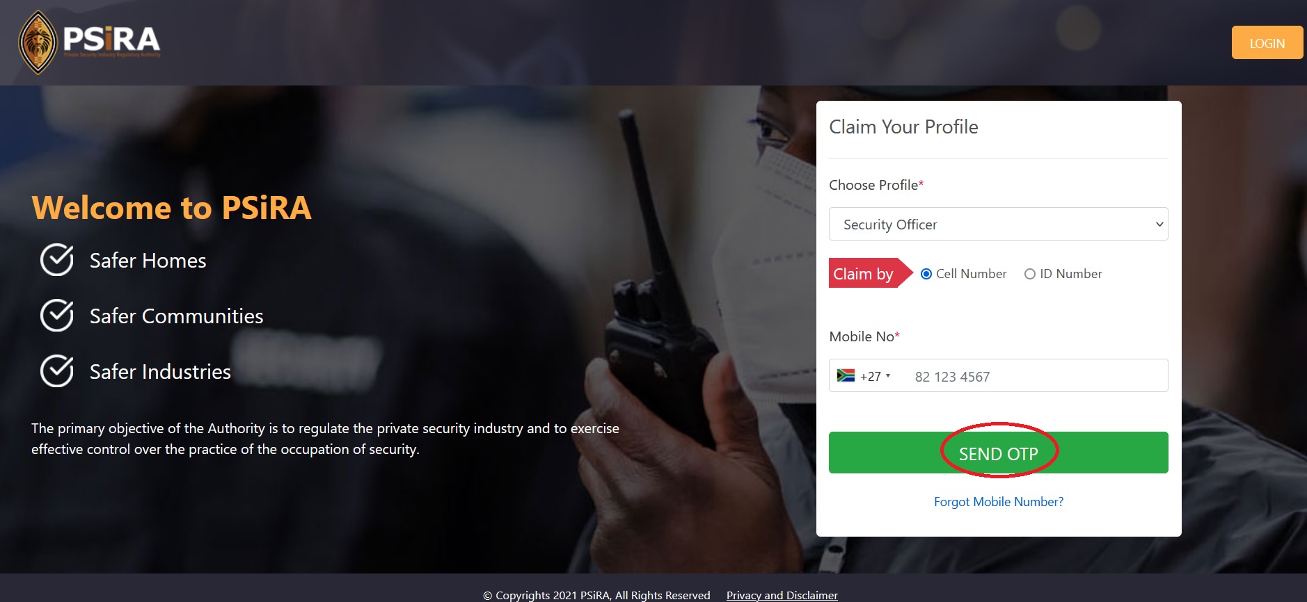 PSIRA Claim Your Profile Digitalservices psira co za South Africa PSIRA Claim Your Profile Digitalservices psira co za South Africa